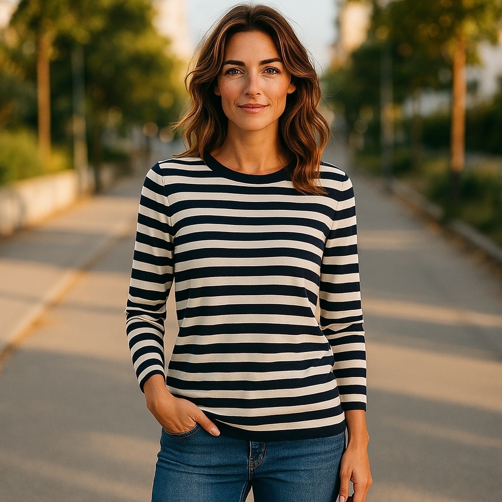 Banana Republic Striped Sweater‎ size S